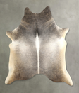 Medium Grey X-Large Brazilian Cowhide Rug 7'6"H x 6'3"W #A49738 by Hudson Hides