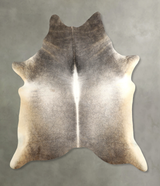 Medium Grey X-Large Brazilian Cowhide Rug 7'6"H x 6'3"W #A49738 by Hudson Hides