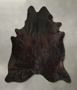 Chocolate X-Large Brazilian Cowhide Rug 6'10"H x 6'7"W #A49741 by Hudson Hides
