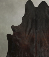 Chocolate X-Large Brazilian Cowhide Rug 6'10"H x 6'7"W #A49741 by Hudson Hides
