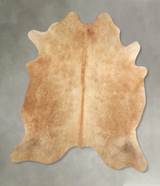 Beige X-Large Brazilian Cowhide Rug 7'0"H x 6'3"W #A49745 by Hudson Hides