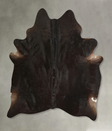 Solid Black X-Large Brazilian Cowhide Rug 7'6"H x 6'6"W #A49751 by Hudson Hides