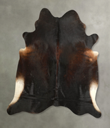 Chocolate X-Large Brazilian Cowhide Rug 7'2"H x 6'8"W #A49756 by Hudson Hides