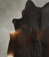 Chocolate X-Large Brazilian Cowhide Rug 7'2"H x 6'8"W #A49756 by Hudson Hides