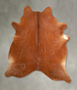 Solid Brown X-Large Brazilian Cowhide Rug 7'6"H x 6'6"W #A49757 by Hudson Hides