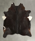 Solid Black X-Large Brazilian Cowhide Rug 6'11"H x 6'1"W #A49760 by Hudson Hides