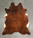 Medium Brindle X-Large Brazilian Cowhide Rug 7'6"H x 6'8"W #A49764 by Hudson Hides