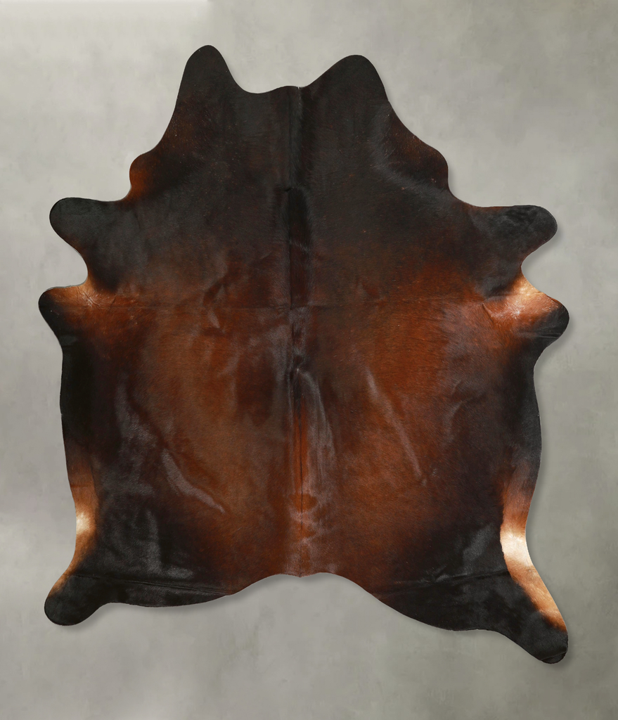 Warm Caramel X-Large Brazilian Cowhide Rug 7'5"H x 6'5"W #A49768 by Hudson Hides