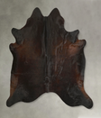 Chocolate X-Large Brazilian Cowhide Rug 6'9"H x 6'9"W #A49772 by Hudson Hides
