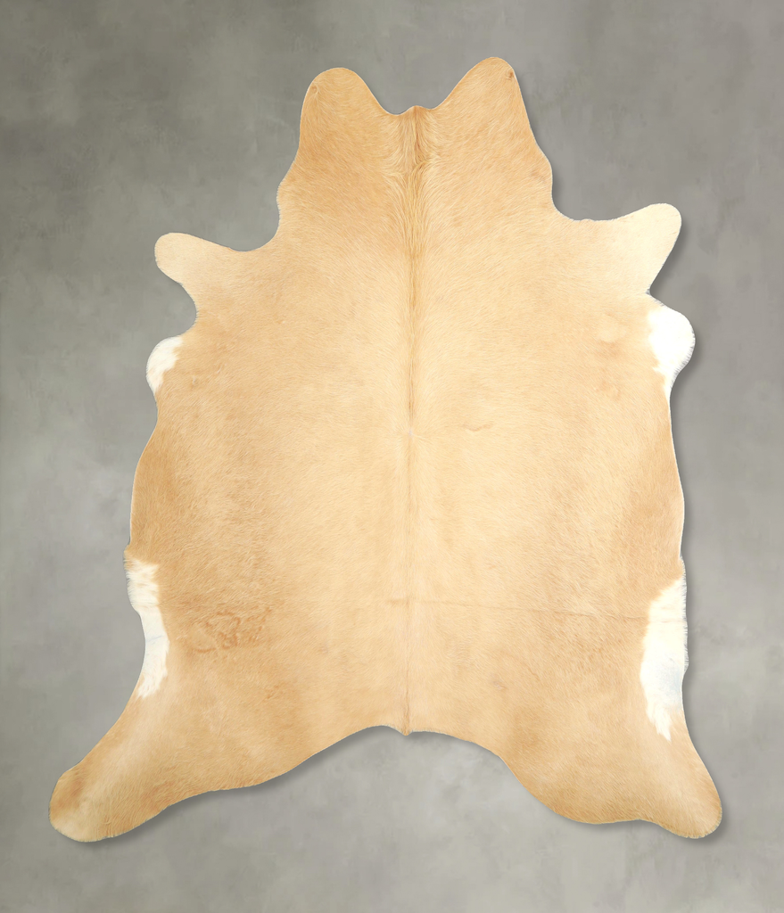 Palomino XX-Large Brazilian Cowhide Rug 7'4"H x 7'1"W #A49778 by Hudson Hides