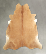 Beige XX-Large Brazilian Cowhide Rug 7'6"H x 7'6"W #A49782 by Hudson Hides