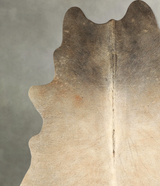 Grey with Beige XX-Large Brazilian Cowhide Rug 8'1"H x 6'11"W #A49785 by Hudson Hides