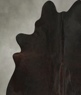 Chocolate X-Large Brazilian Cowhide Rug 6'9"H x 6'4"W #A49787 by Hudson Hides