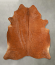 Solid Brown X-Large Brazilian Cowhide Rug 7'0"H x 6'2"W #A49800 by Hudson Hides