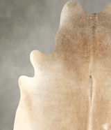 Grey with Beige X-Large Brazilian Cowhide Rug 6'10"H x 6'8"W #A49802 by Hudson Hides