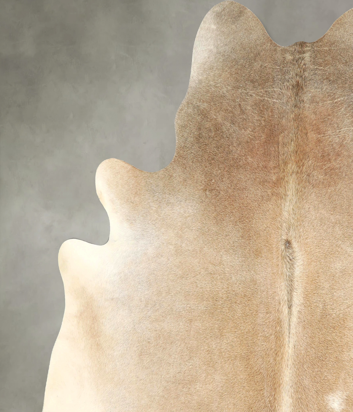 Grey with Beige Cowhide Rug #A49802