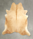Beige XX-Large Brazilian Cowhide Rug 7'7"H x 7'1"W #A49803 by Hudson Hides