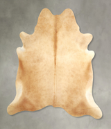 Beige XX-Large Brazilian Cowhide Rug 7'7"H x 7'1"W #A49803 by Hudson Hides