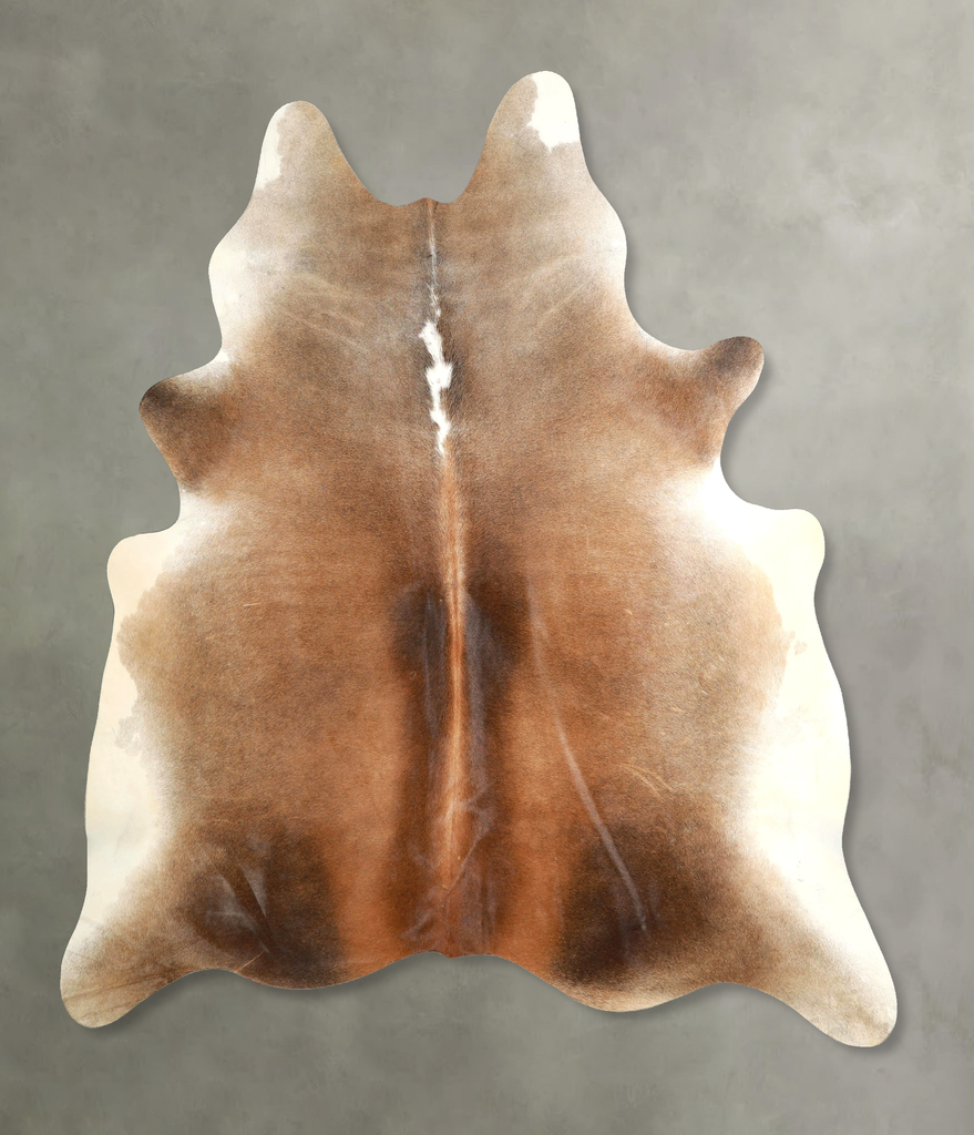 Warm Caramel X-Large Brazilian Cowhide Rug 7'5"H x 6'5"W #A49815 by Hudson Hides