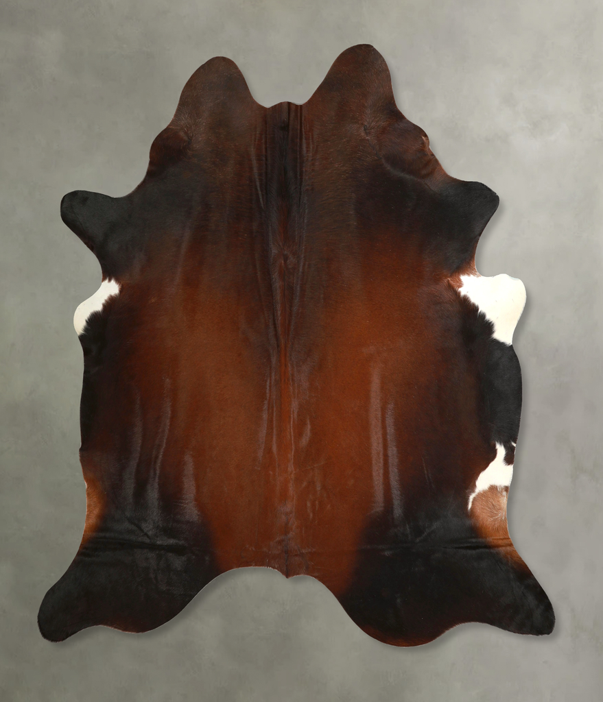 Warm Caramel X-Large Brazilian Cowhide Rug 7'4"H x 6'10"W #A49818 by Hudson Hides