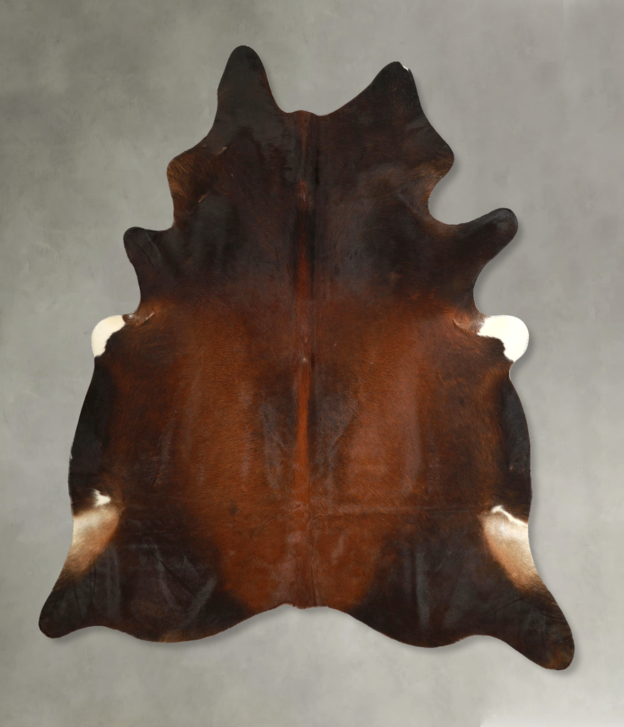 Warm Caramel XX-Large Brazilian Cowhide Rug 7'7"H x 6'8"W #A49827 by Hudson Hides