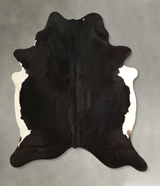Black and White X-Large Brazilian Cowhide Rug 7'0"H x 6'1"W #A49869 by Hudson Hides
