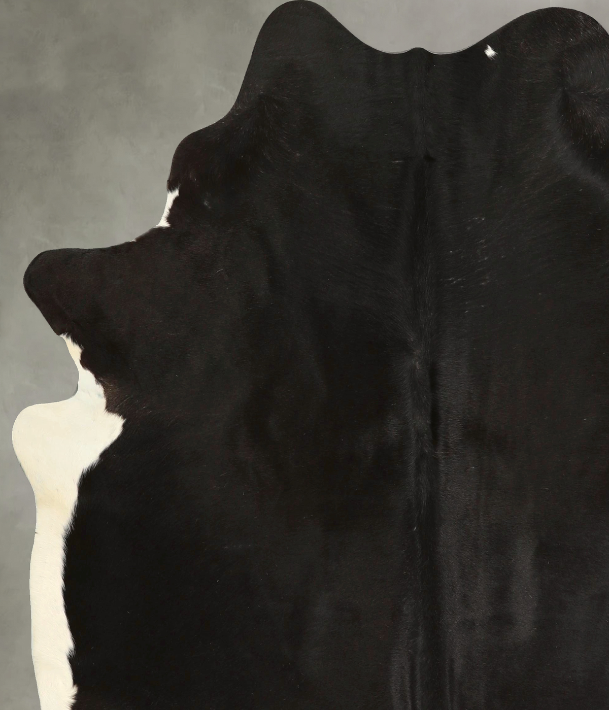 Black and White X-Large Brazilian Cowhide Rug 7'0"H x 6'1"W #A49869 by Hudson Hides