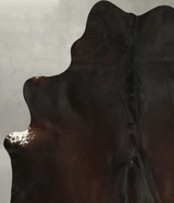Chocolate X-Large Brazilian Cowhide Rug 7'3"H x 5'11"W #A49874 by Hudson Hides