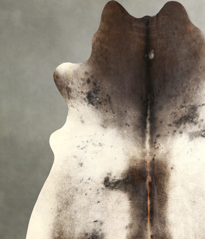 Dark Grey XX-Large Brazilian Cowhide Rug 7'1"H x 7'3"W #A49876 by Hudson Hides