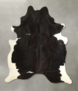 Black and White X-Large Brazilian Cowhide Rug 7'4"H x 6'1"W #A49881 by Hudson Hides
