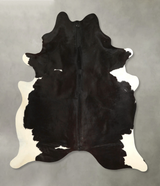 Black and White X-Large Brazilian Cowhide Rug 7'4"H x 6'1"W #A49881 by Hudson Hides