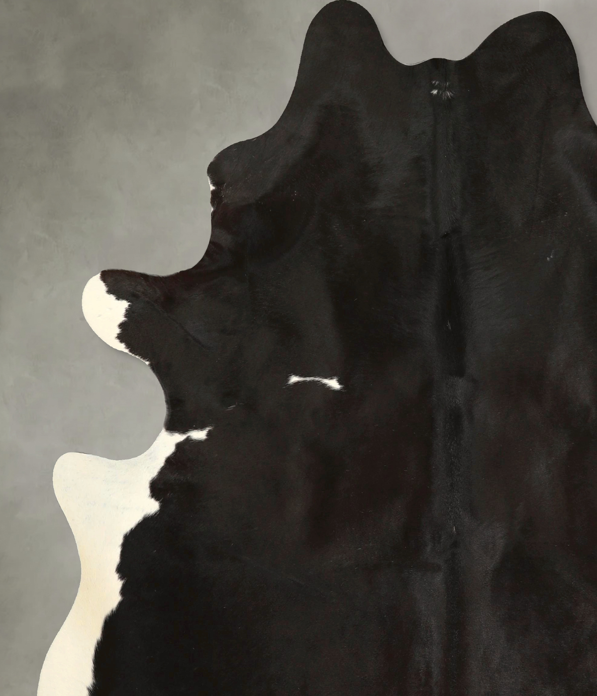 Black and White X-Large Brazilian Cowhide Rug 7'4"H x 6'1"W #A49881 by Hudson Hides
