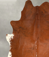 Medium Brindle XX-Large Brazilian Cowhide Rug 8'2"H x 7'5"W #A49910 by Hudson Hides
