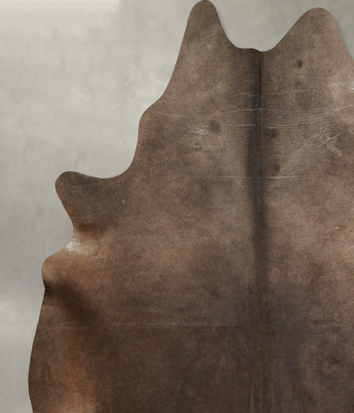 Taupe XX-Large Brazilian Cowhide Rug 8'3"H x 7'3"W #A49913 by Hudson Hides