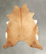 Beige XX-Large Brazilian Cowhide Rug 7'8"H x 7'1"W #A49915 by Hudson Hides