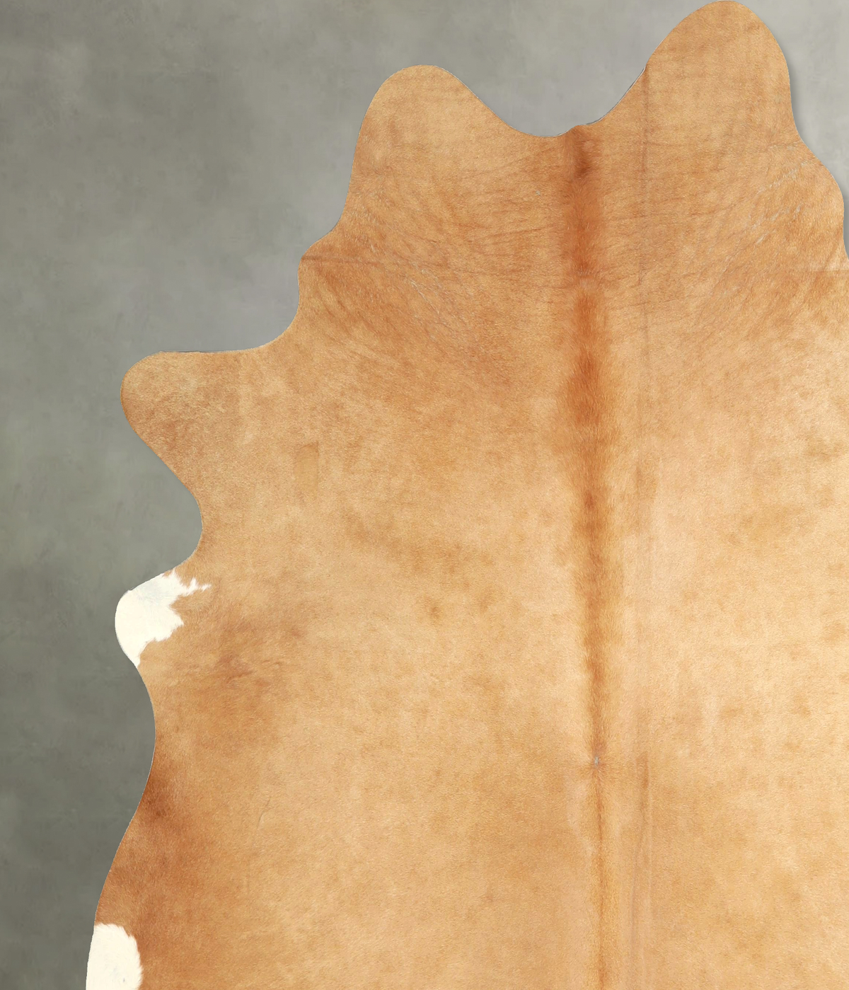 Beige XX-Large Brazilian Cowhide Rug 7'8"H x 7'1"W #A49915 by Hudson Hides
