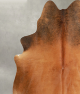 Warm Caramel X-Large Brazilian Cowhide Rug 6'9"H x 6'4"W #A49918 by Hudson Hides