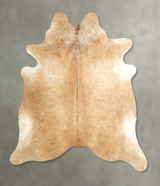 Beige X-Large Brazilian Cowhide Rug 6'10"H x 6'7"W #A49923 by Hudson Hides