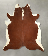 Hereford XX-Large Brazilian Cowhide Rug 7'9"H x 7'2"W #A49927 by Hudson Hides