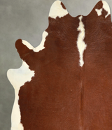 Hereford XX-Large Brazilian Cowhide Rug 7'9"H x 7'2"W #A49927 by Hudson Hides