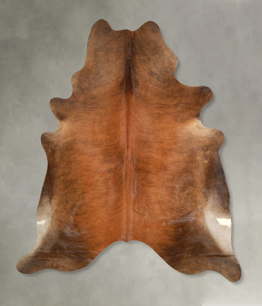 Medium Brindle XX-Large Brazilian Cowhide Rug 7'9"H x 6'10"W #A49936 by Hudson Hides