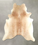 Light Caramel XX-Large Brazilian Cowhide Rug 7'9"H x 6'6"W #A49938 by Hudson Hides