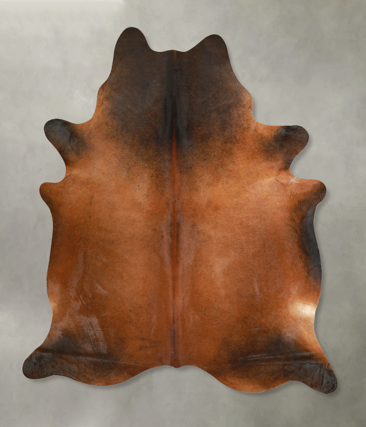 Warm Caramel X-Large Brazilian Cowhide Rug 7'4"H x 6'7"W #A49939 by Hudson Hides