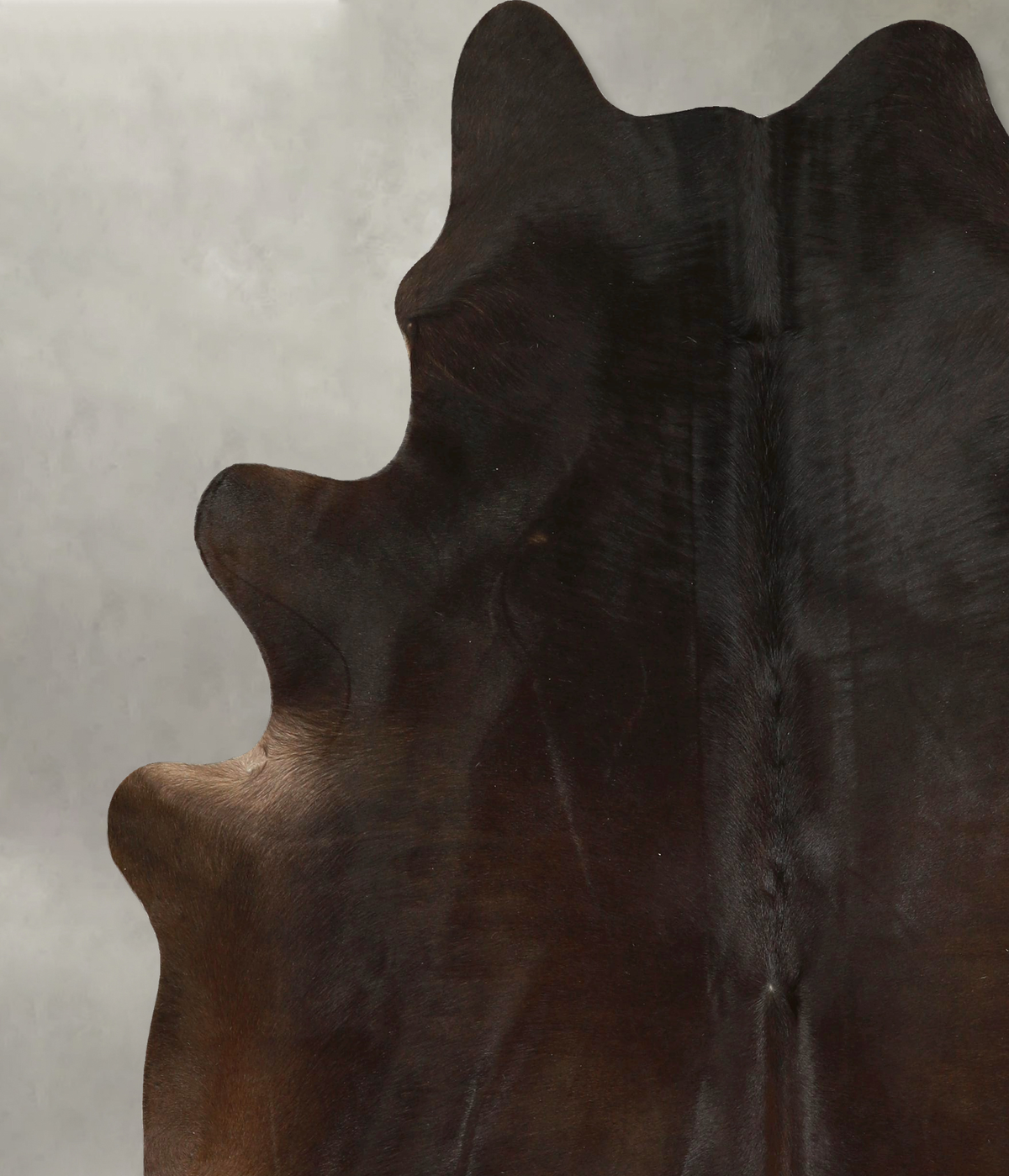 Chocolate X-Large Brazilian Cowhide Rug 7'2"H x 6'6"W #A49942 by Hudson Hides