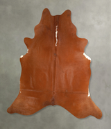 Brown and White Regular XX-Large Brazilian Cowhide Rug 7'9"H x 7'1"W #A49949 by Hudson Hides