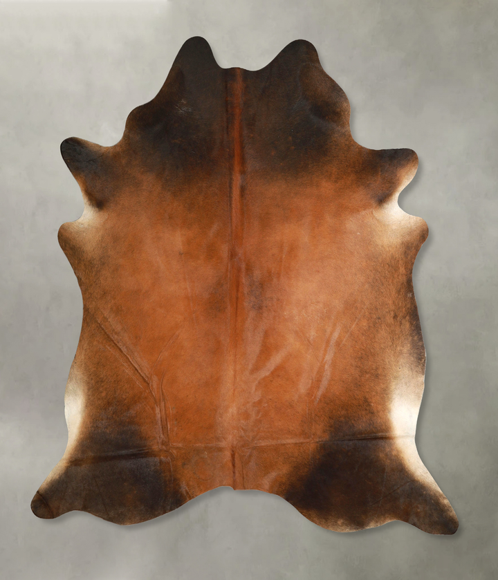 Warm Caramel X-Large Brazilian Cowhide Rug 7'5"H x 6'7"W #A49951 by Hudson Hides