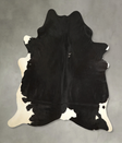 Black and White XX-Large Brazilian Cowhide Rug 8'3"H x 6'11"W #A49952 by Hudson Hides