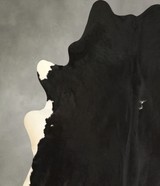 Black and White XX-Large Brazilian Cowhide Rug 8'3"H x 6'11"W #A49952 by Hudson Hides