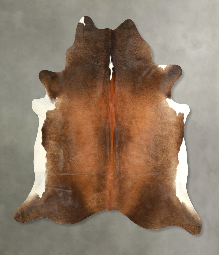 Warm Caramel X-Large Brazilian Cowhide Rug 7'4"H x 6'9"W #A49961 by Hudson Hides