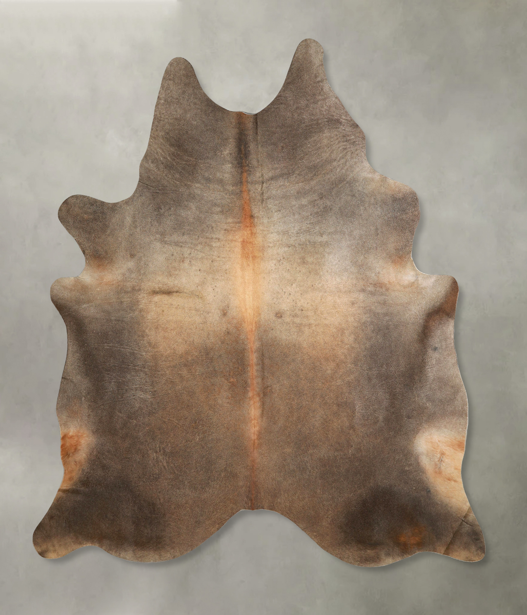 Chocolate XX-Large Brazilian Cowhide Rug 7'10"H x 6'8"W #A49964 by Hud